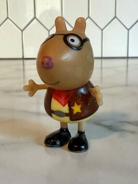 Peppa Pig Pedro Pony In Sheriff Costume Mini Figure